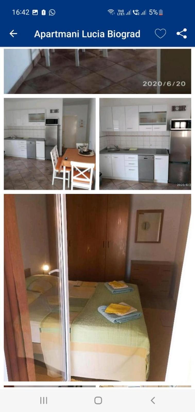 Apartmani Lucia Biograd ビオグラード・ナ・モル エクステリア 写真